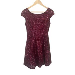 Speechless dress Size 3 Red Sequin Prom Homecoming Holiday Christmas formal